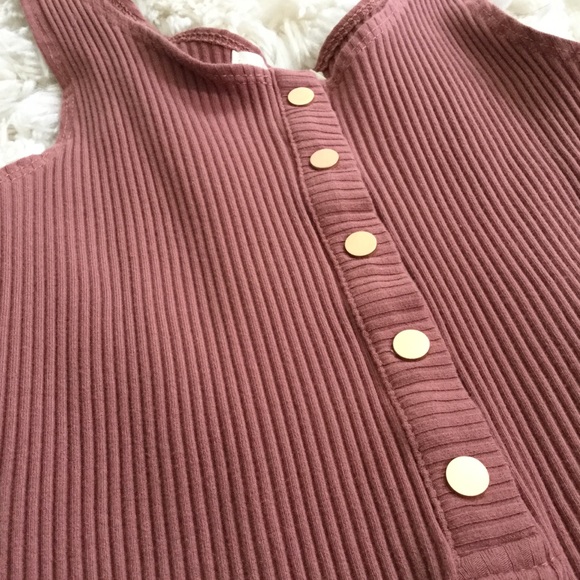 🎉HP🎉Mauve Ribbed Mini Dress - Picture 4 of 8